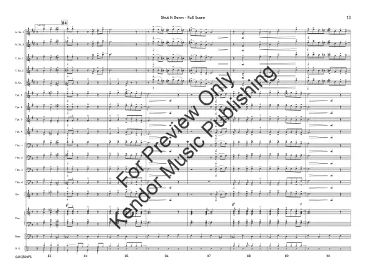 Shut It Down! - Ciechomski - Jazz Ensemble - Gr. 1.5