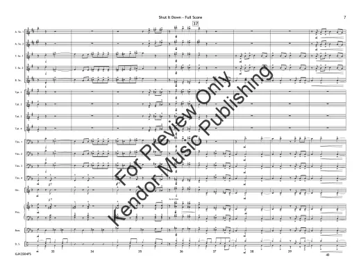 Shut It Down! - Ciechomski - Jazz Ensemble - Gr. 1.5