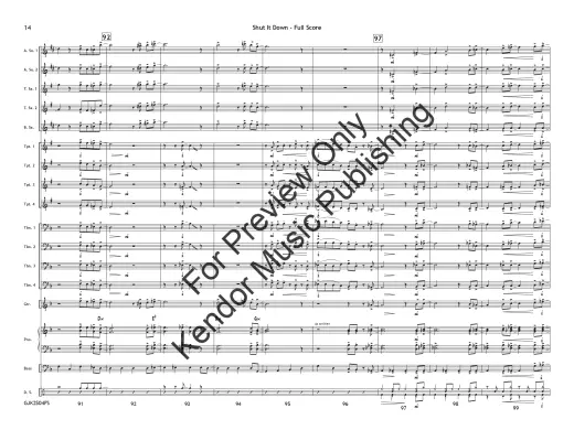 Shut It Down! - Ciechomski - Jazz Ensemble - Gr. 1.5