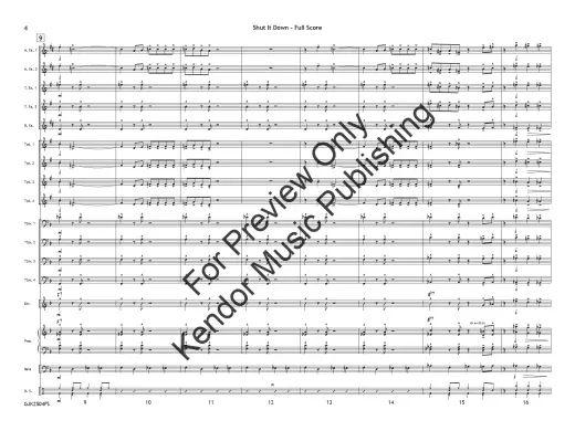 Shut It Down! - Ciechomski - Jazz Ensemble - Gr. 1.5