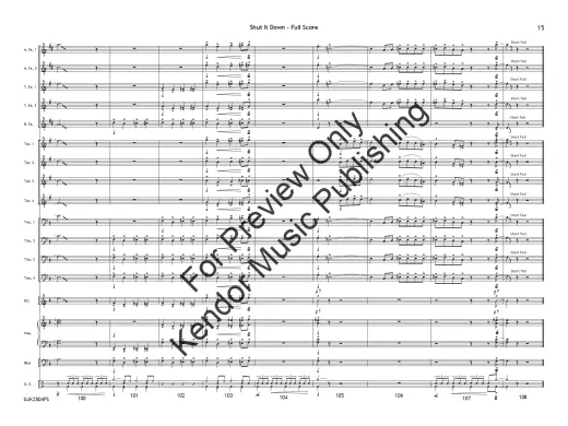 Shut It Down! - Ciechomski - Jazz Ensemble - Gr. 1.5