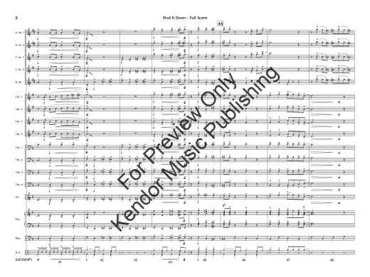 Shut It Down! - Ciechomski - Jazz Ensemble - Gr. 1.5