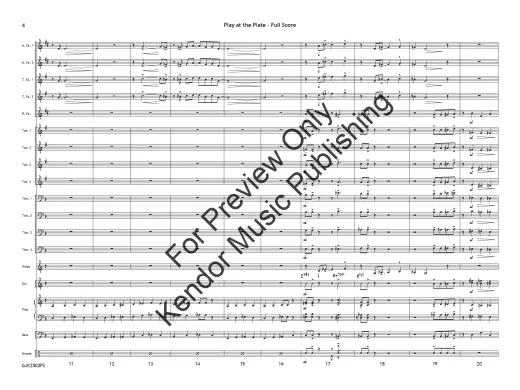 Play at the Plate - Berg - Jazz Ensemble - Gr. 1.5