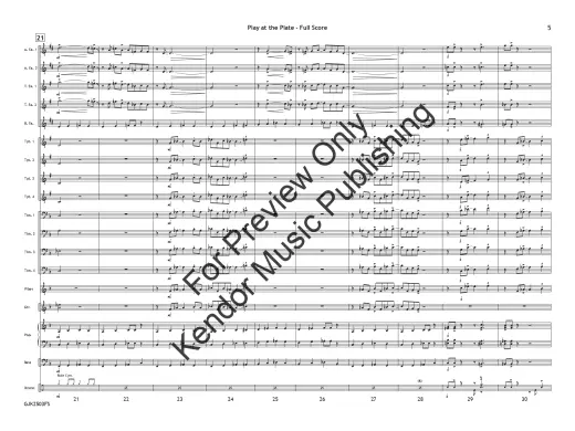 Play at the Plate - Berg - Jazz Ensemble - Gr. 1.5