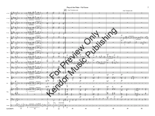 Play at the Plate - Berg - Jazz Ensemble - Gr. 1.5