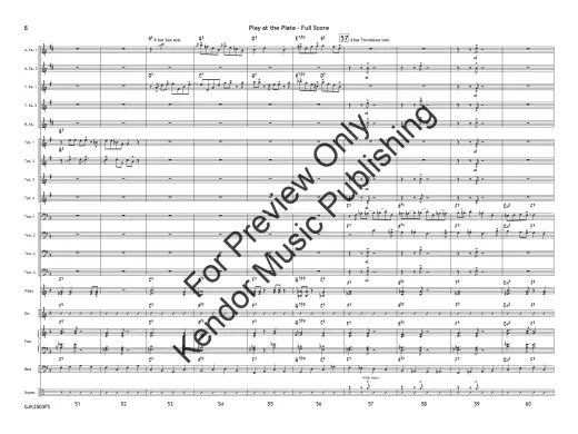 Play at the Plate - Berg - Jazz Ensemble - Gr. 1.5