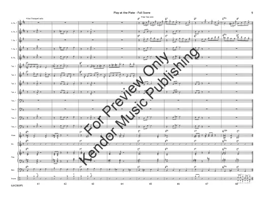 Play at the Plate - Berg - Jazz Ensemble - Gr. 1.5