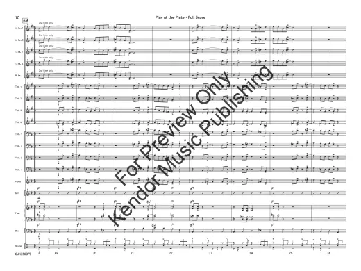Play at the Plate - Berg - Jazz Ensemble - Gr. 1.5