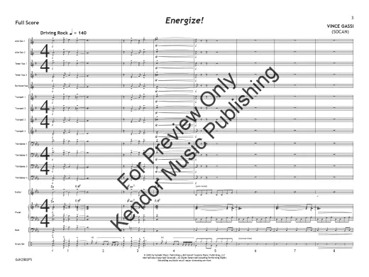 Energize! - Gassi - Jazz Ensemble - Gr. 1.5