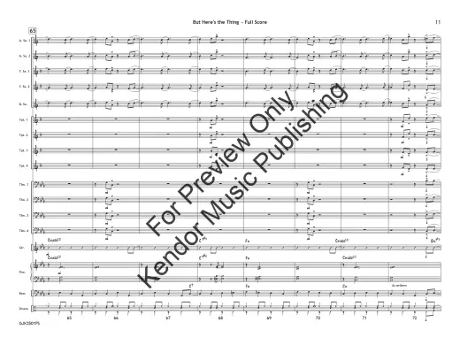 But Here\'s the Thing - White - Jazz Ensemble - Gr. 1.5