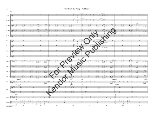 But Here\'s the Thing - White - Jazz Ensemble - Gr. 1.5