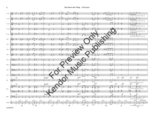 But Here\'s the Thing - White - Jazz Ensemble - Gr. 1.5