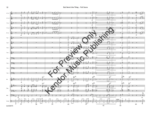 But Here\'s the Thing - White - Jazz Ensemble - Gr. 1.5