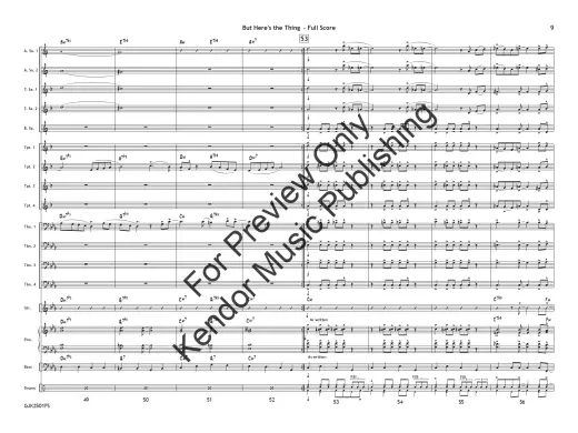 But Here\'s the Thing - White - Jazz Ensemble - Gr. 1.5