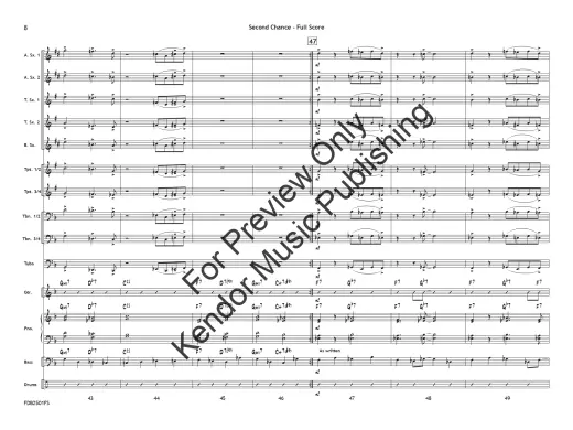 Second Chance - Shutack - Jazz Ensemble - Gr. 1