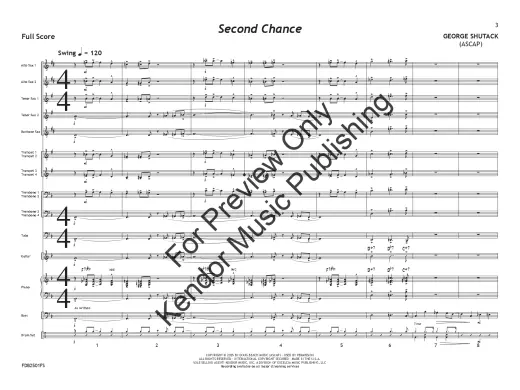 Second Chance - Shutack - Jazz Ensemble - Gr. 1