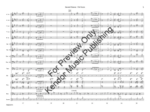 Second Chance - Shutack - Jazz Ensemble - Gr. 1