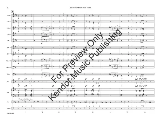 Second Chance - Shutack - Jazz Ensemble - Gr. 1