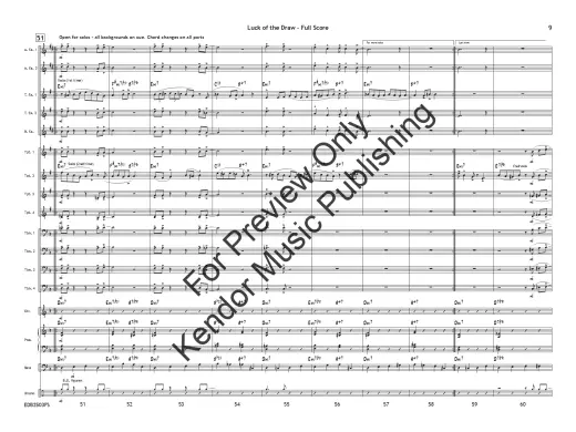 Luck of the Draw - Beach - Jazz Ensemble - Gr. 2