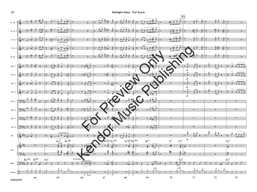 Midnight Alley - Beach - Jazz Ensemble - Gr. 2