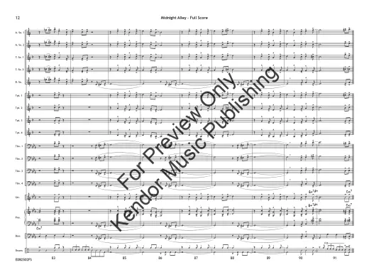 Midnight Alley - Beach - Jazz Ensemble - Gr. 2