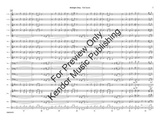 Midnight Alley - Beach - Jazz Ensemble - Gr. 2