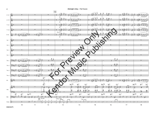 Midnight Alley - Beach - Jazz Ensemble - Gr. 2