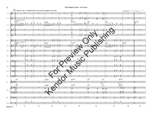 Chili Pepper Puree - Beach - Jazz Ensemble - Gr. 2