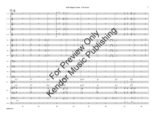 Chili Pepper Puree - Beach - Jazz Ensemble - Gr. 2