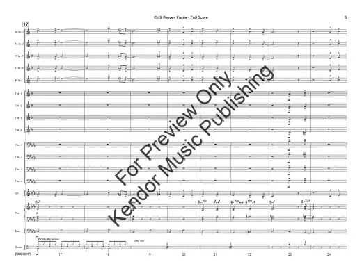Chili Pepper Puree - Beach - Jazz Ensemble - Gr. 2