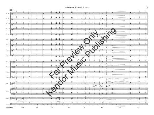 Chili Pepper Puree - Beach - Jazz Ensemble - Gr. 2