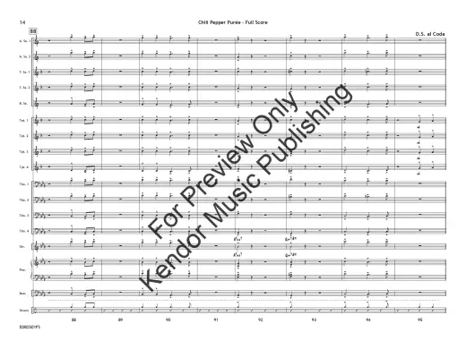 Chili Pepper Puree - Beach - Jazz Ensemble - Gr. 2