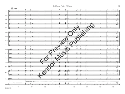 Chili Pepper Puree - Beach - Jazz Ensemble - Gr. 2