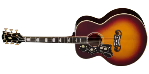 Epiphone - Pre-War SJ-200 Rosewood Reissue Acoustic/Electric Guitar with Hardshell Case - Vintage Sunburst (Left Handed)