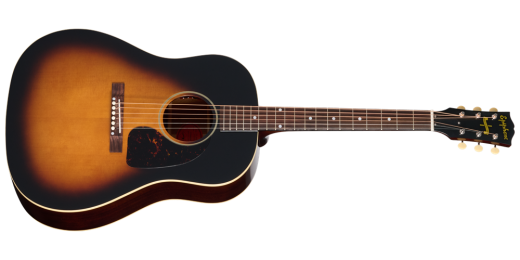 Epiphone - 1942 Banner J-45 Reissue Acoustic/Electric Guitar with Hardshell Case - Vintage Sunburst