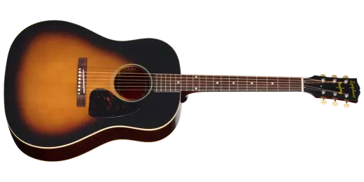 Epiphone - 1942 Banner J-45 Reissue Acoustic/Electric Guitar with Hardshell Case - Vintage Sunburst
