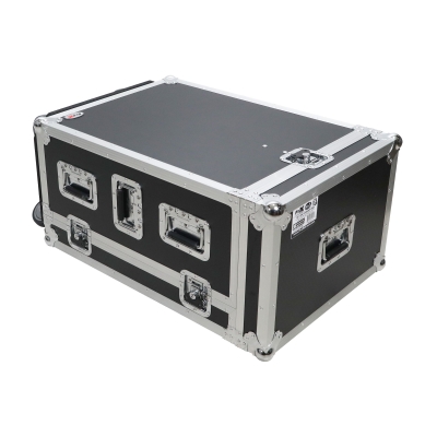 ProX - Flight Case for Yamaha DM7 Compact Console with Doghouse compartment and Caster wheels