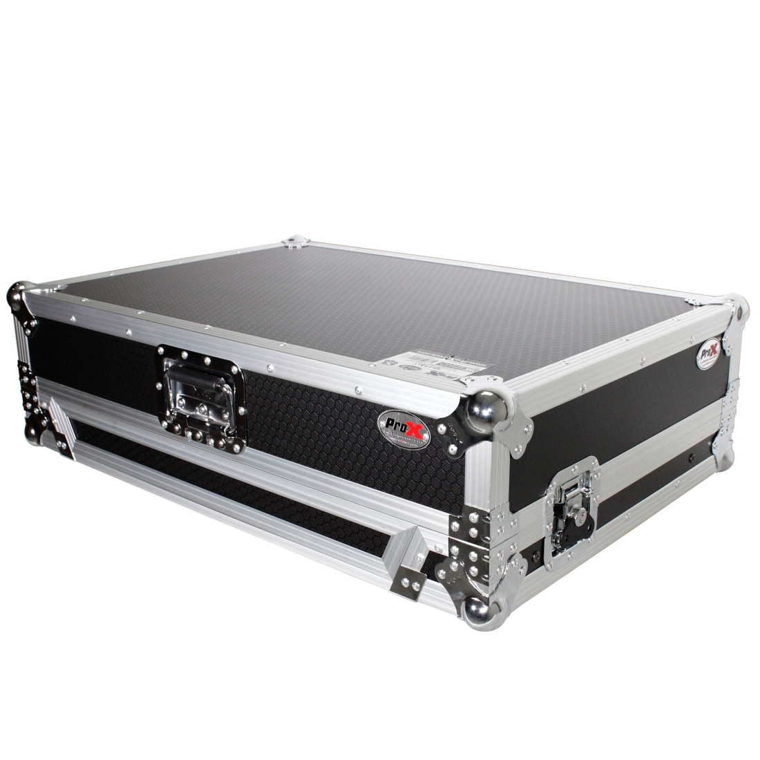 Universal Flight Style Road Case for Large Sized DJ Controllers with Sliding Laptop Shelf