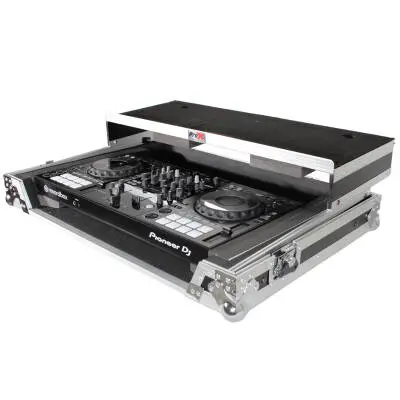 Universal Flight Style Road Case for Large Sized DJ Controllers with Sliding Laptop Shelf
