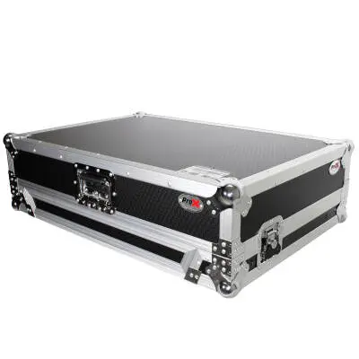 Universal Flight Style Road Case for Large Sized DJ Controllers with Sliding Laptop Shelf
