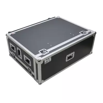 ProX - Flight Case for Yamaha DM7 Expansion Console with Doghouse compartment and Caster wheels