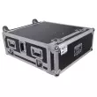 Flight Case for PreSonus StudioLive 32SX 24 24.4.2 AI Console with Doghouse compartment and Caster wheels