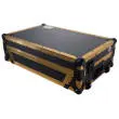 Flight Case For RANE ONE DJ Controller with 1U Rack and Wheels - Gold On Black