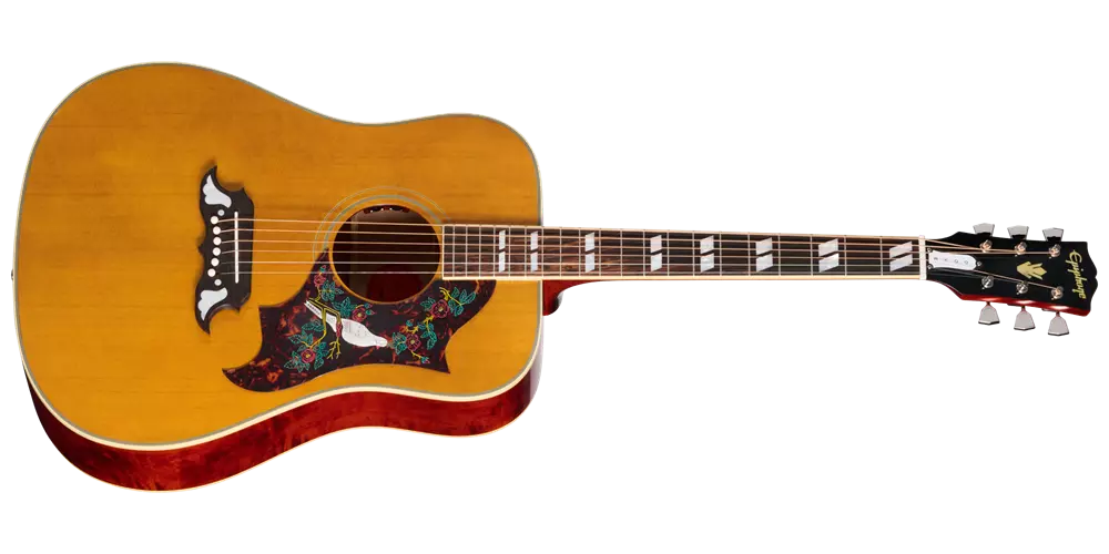 1963 Dove Reissue Acoustic/Electric Guitar with Hardshell Case - Natural