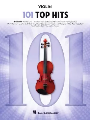 Hal Leonard - 101 Top Hits for Violin - Violin - Book