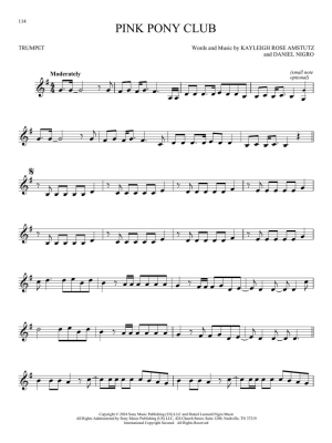 101 Top Hits for Trumpet - Trumpet - Book