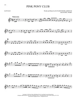 101 Top Hits for Alto Sax - Alto Sax - Book