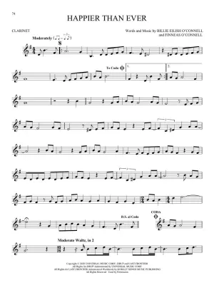 101 Top Hits for Clarinet - Clarinet - Book