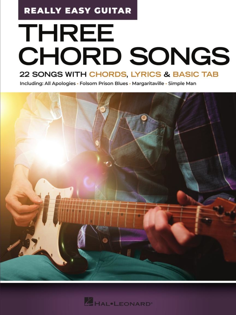 Three Chord Songs: Really Easy Guitar - Easy Guitar TAB - Book