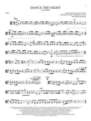 Songs from Barbie, The Little Mermaid, The Super Mario Bros. Movie, and More Top Movies - Viola Play-Along - Book/Audio Online